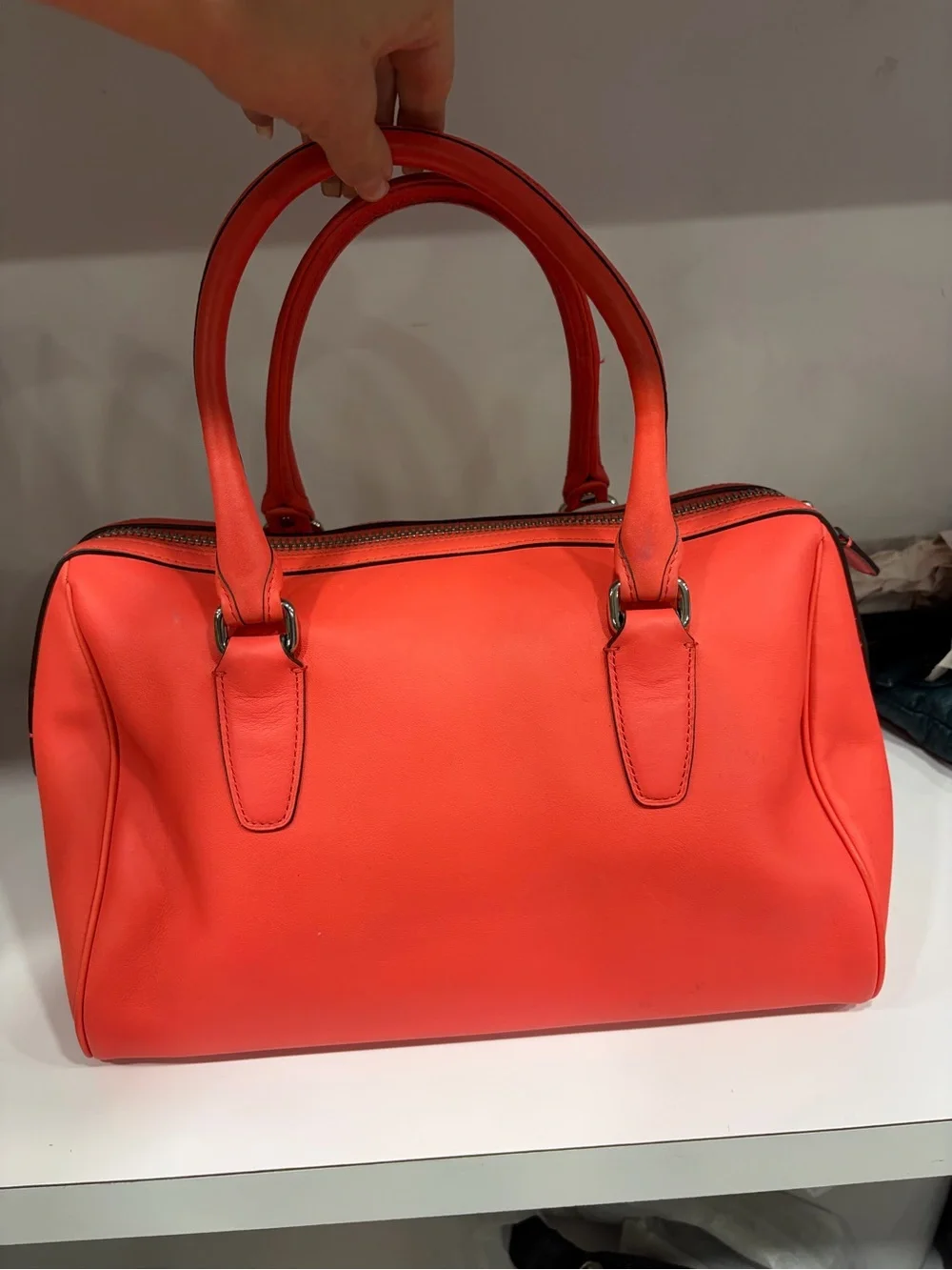 Coach satchel vibrant